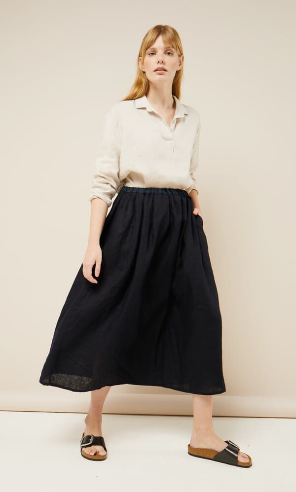Studio linen skirt 