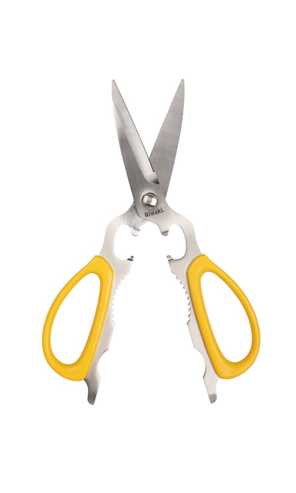 Yellow Niwaki kitchen scissors 