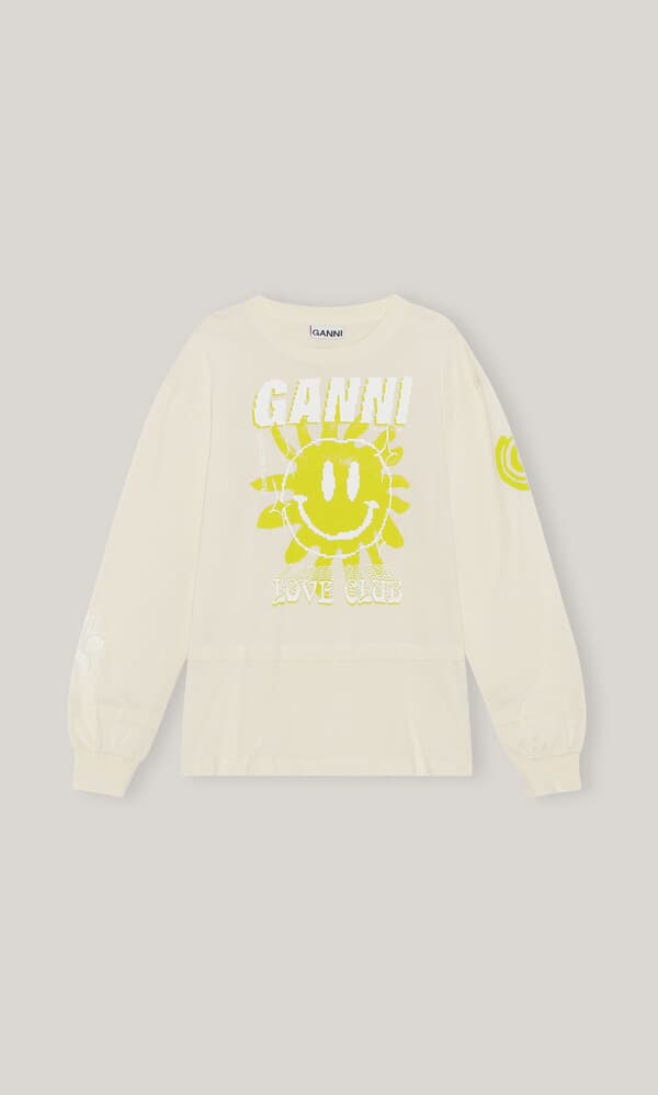 Smiley tee by Ganni 