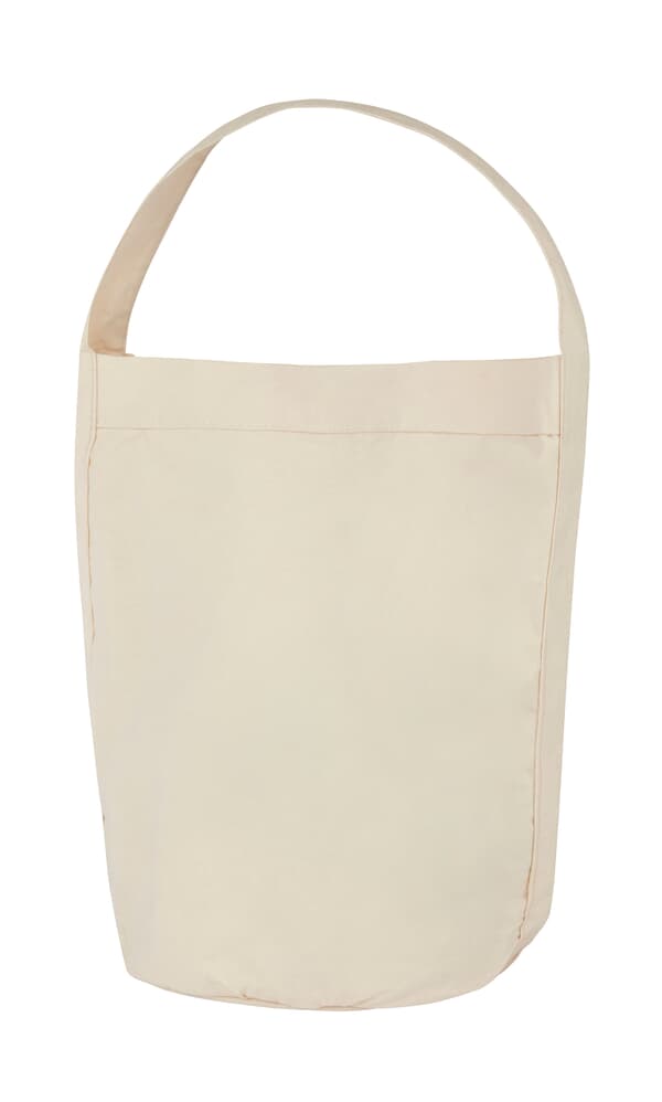 Waxed Cotton bucket bag - Cloud 