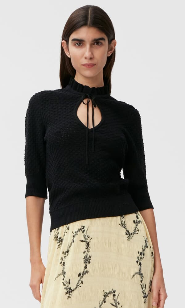 Keyhole sweater by Ganni