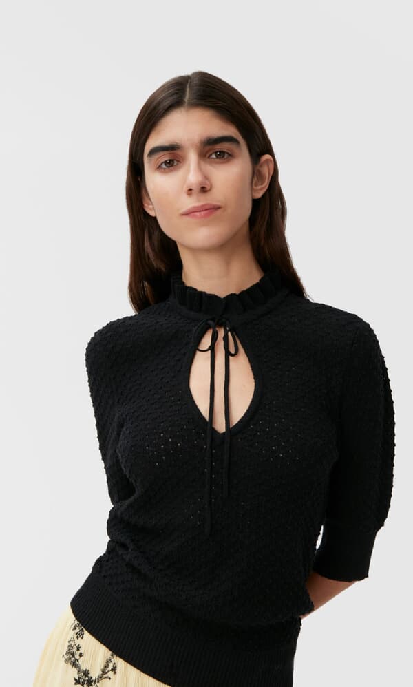 Keyhole sweater by Ganni