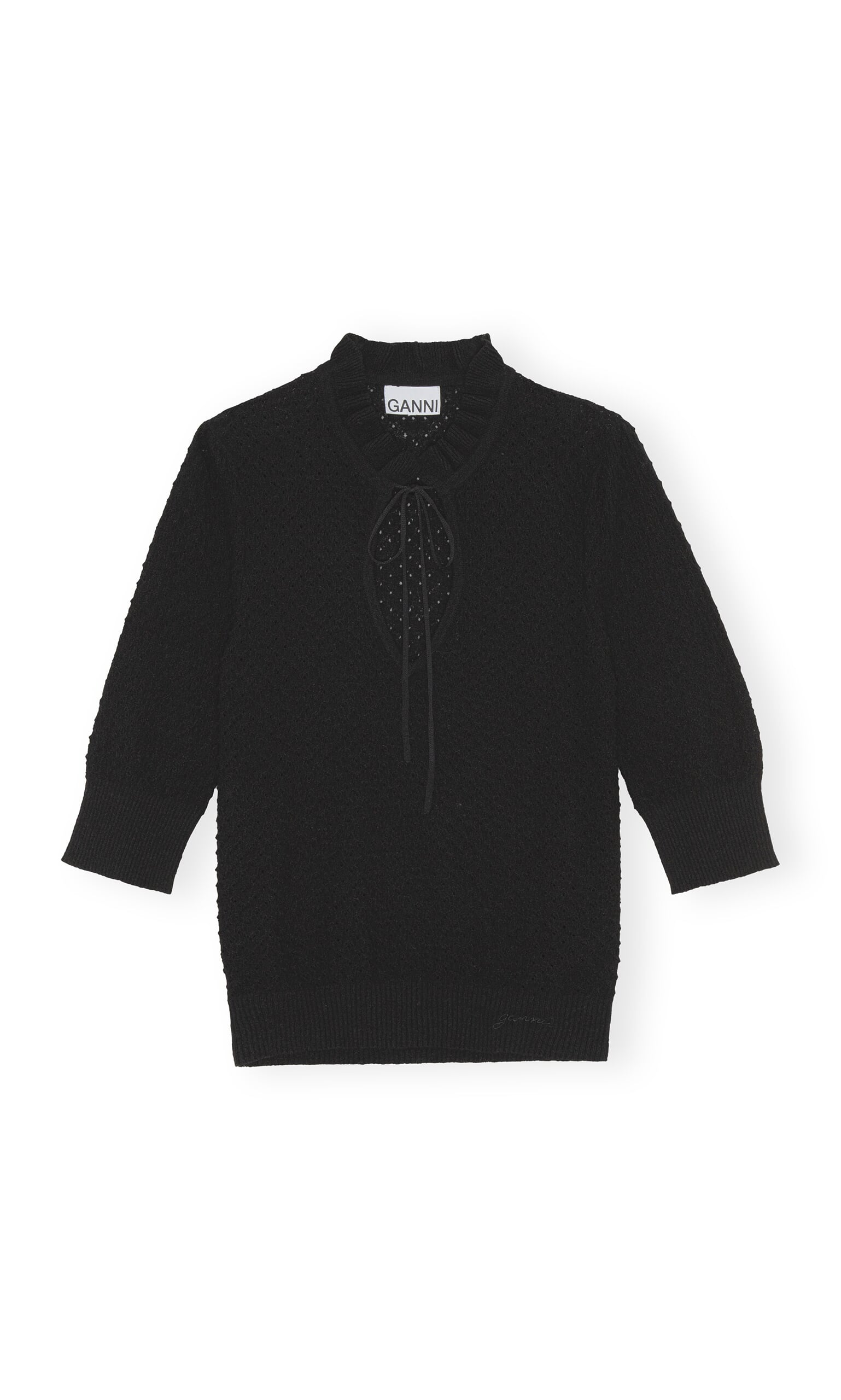 Black 2024 keyhole sweater