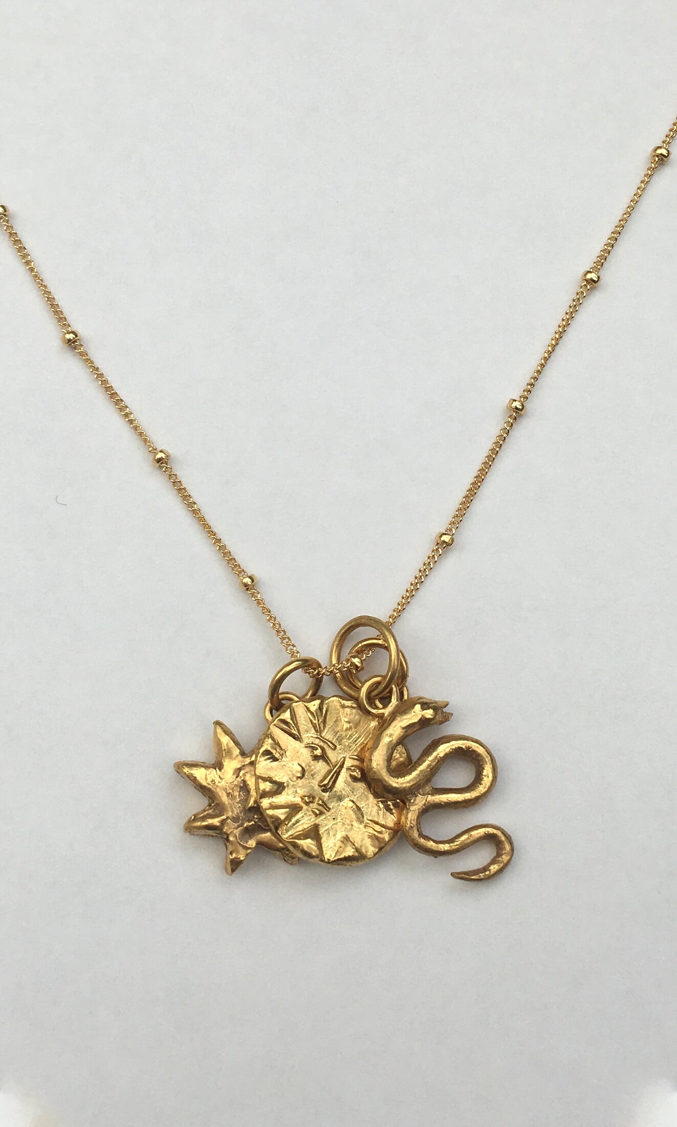 Talisman charm necklace