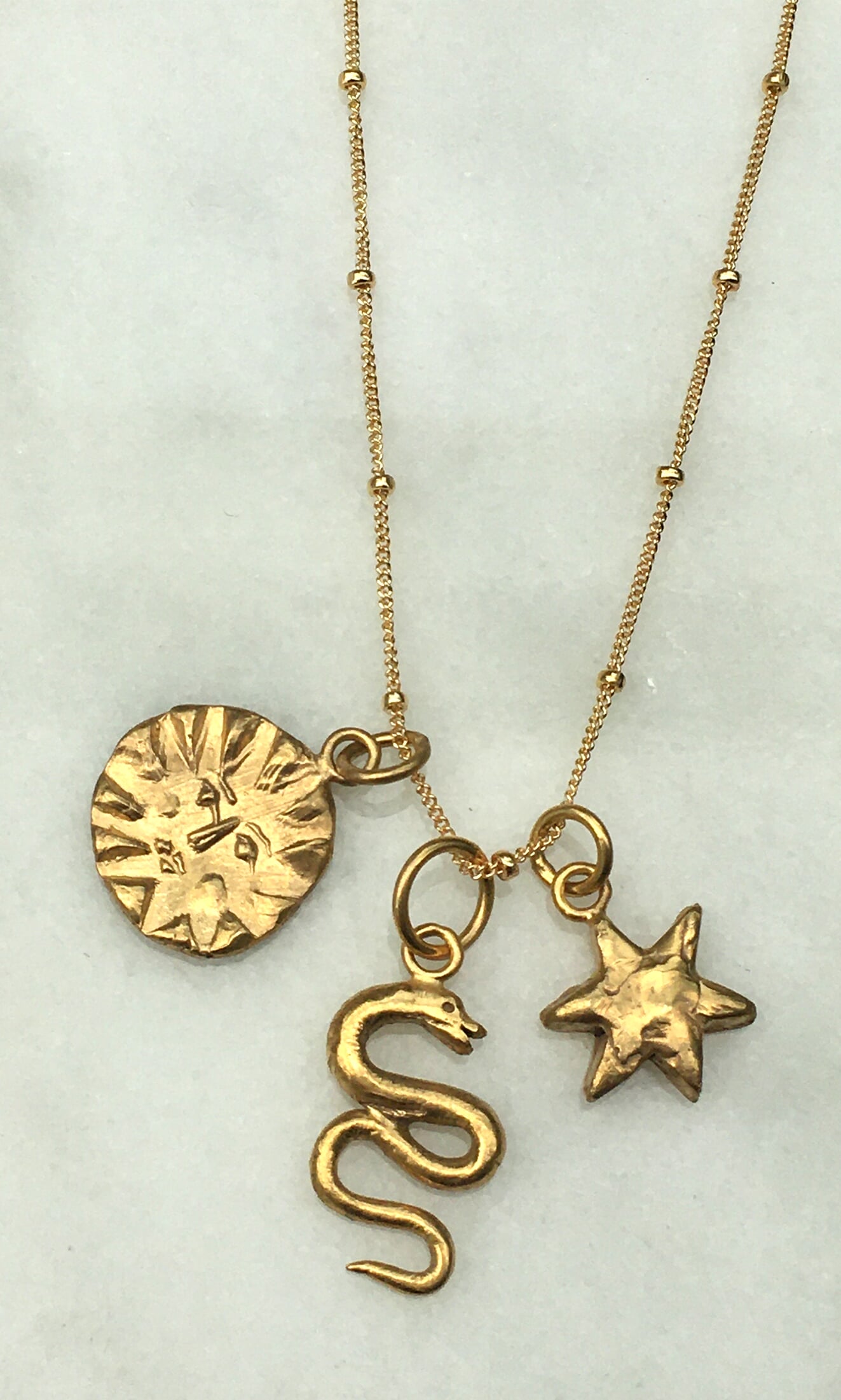 Talisman charm necklace