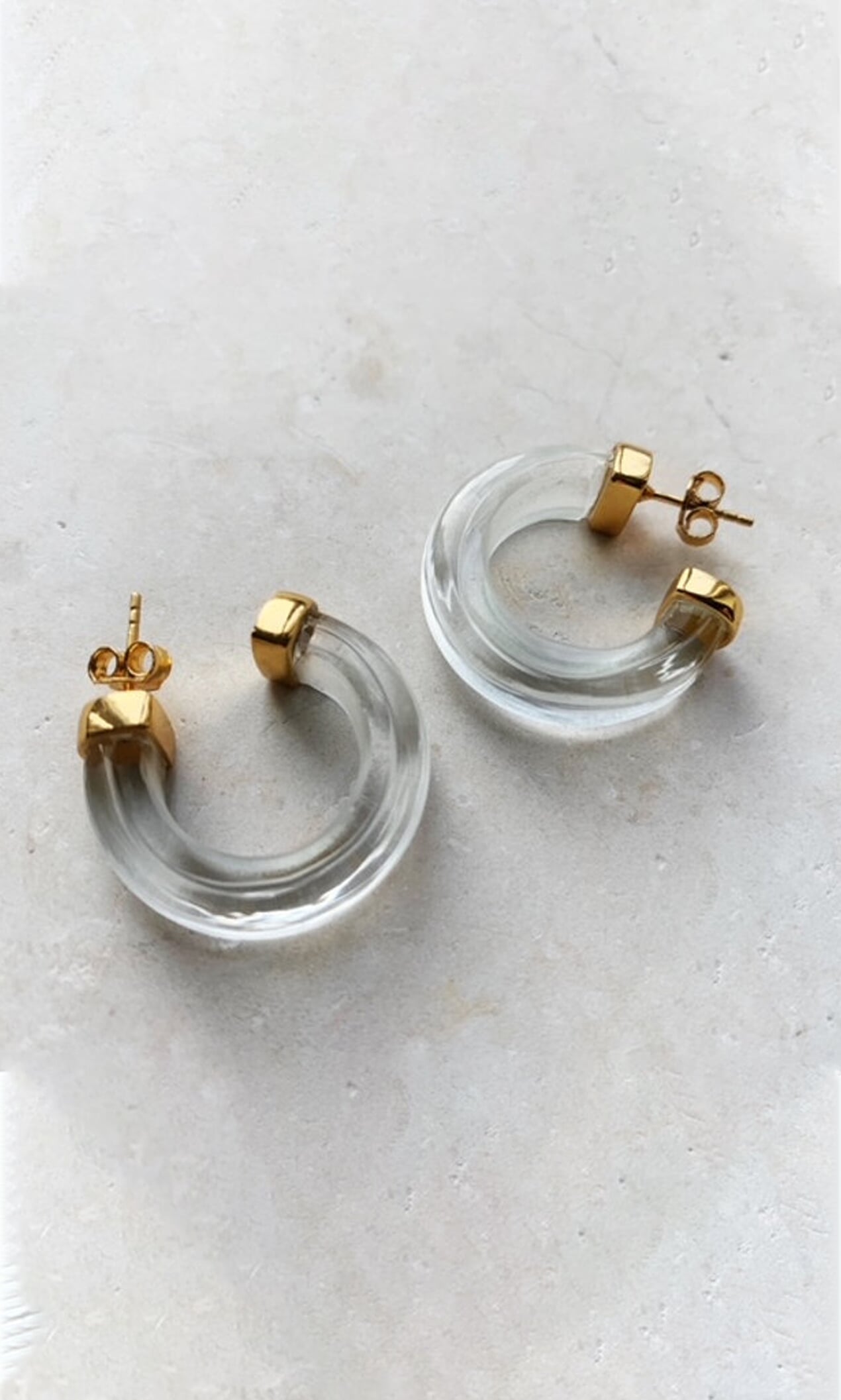 Naomi earrings - clear