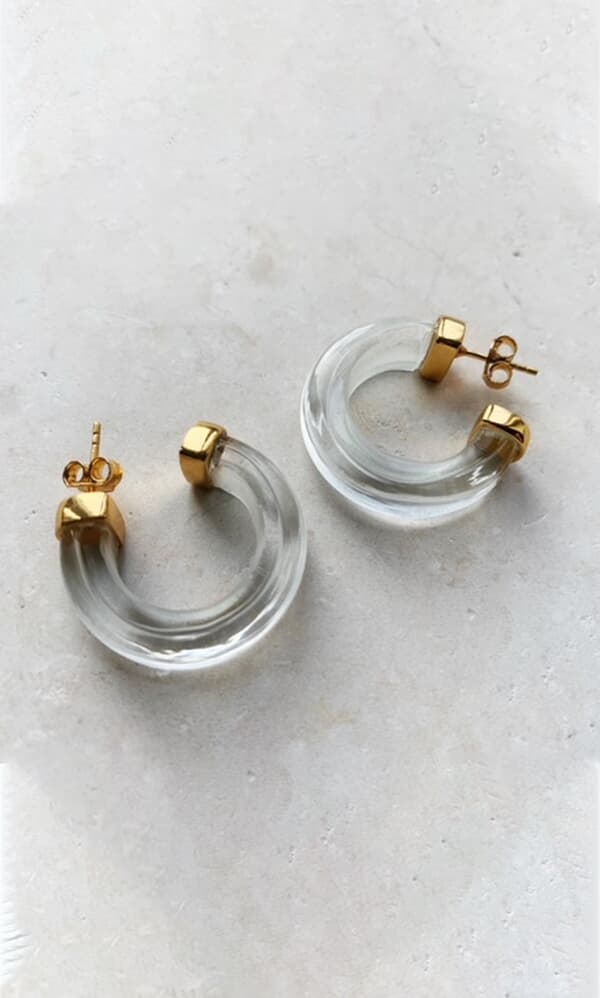 Naomi earrings - clear