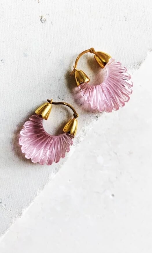 Dakari pink earrings 