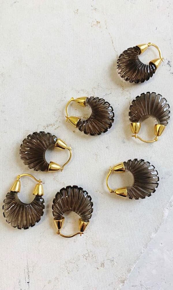 Dakari smokey earrings