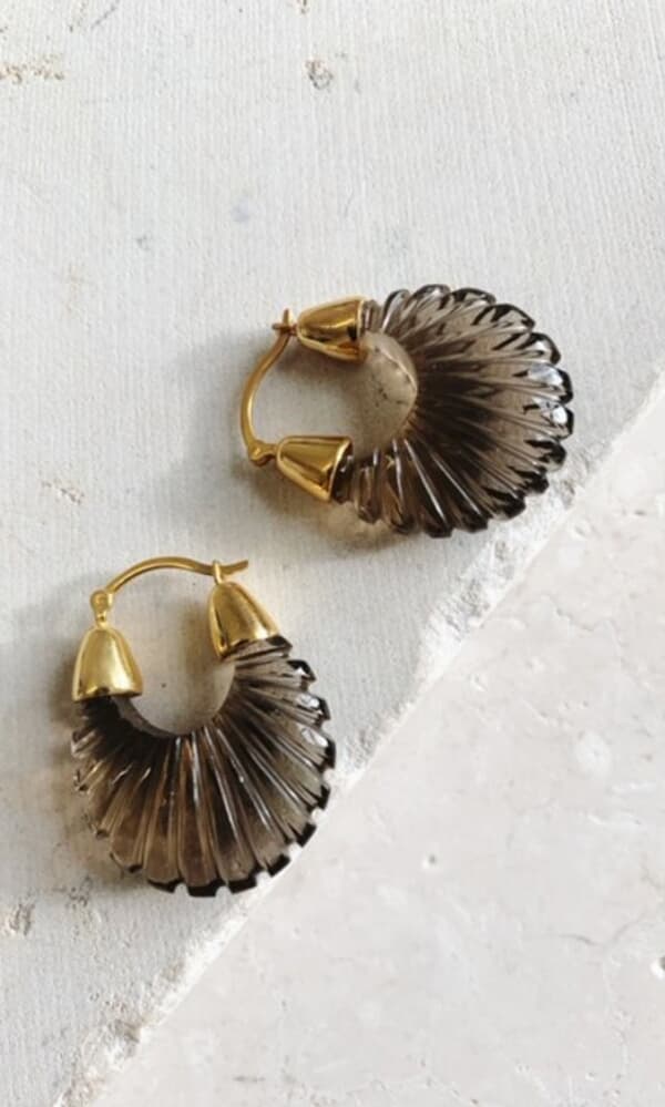 Dakari smokey earrings
