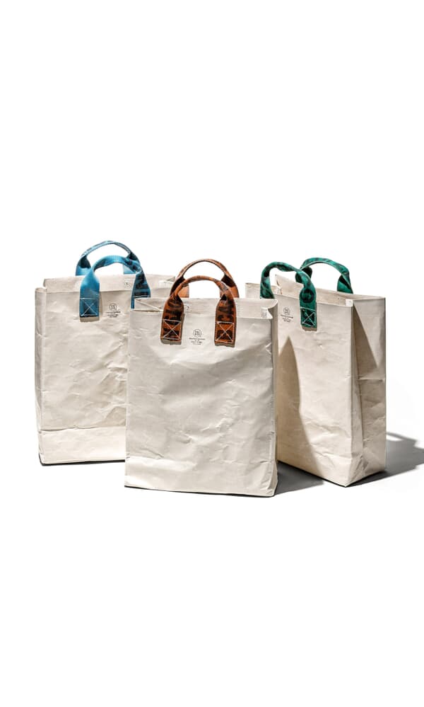 Orange handle bag 