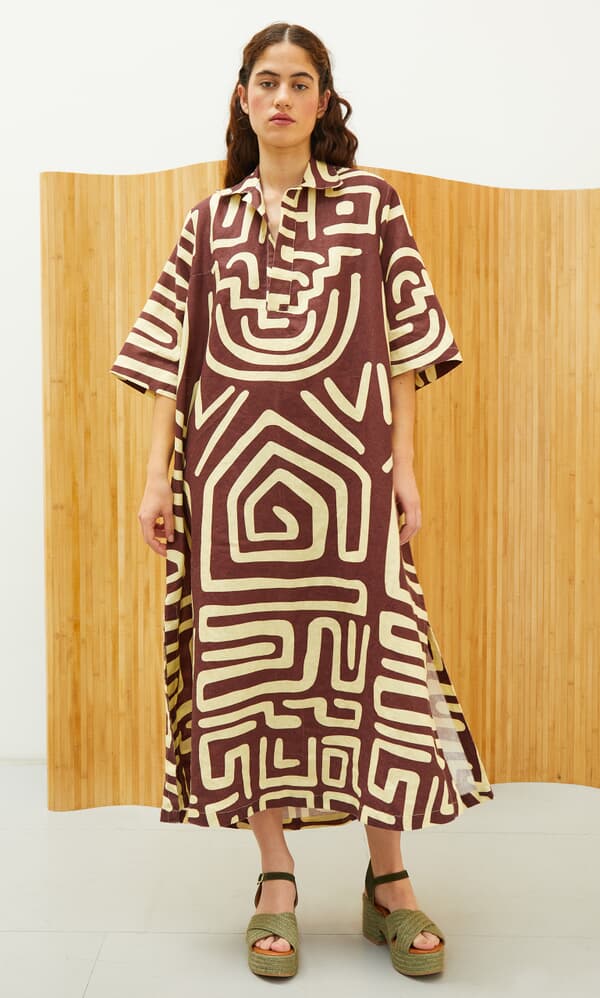 Hara linen dress