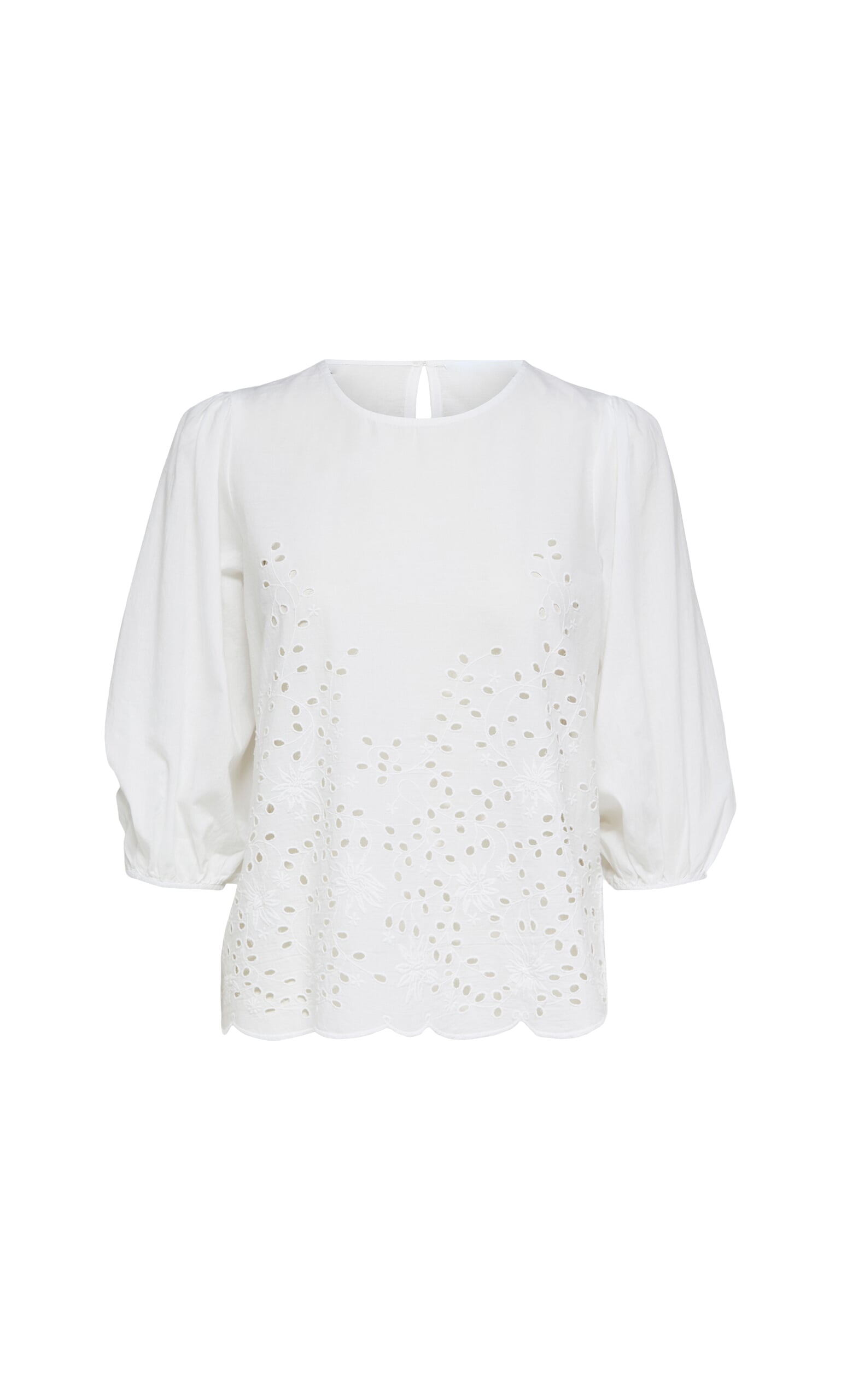 Broderie blouse - Plümo Ltd