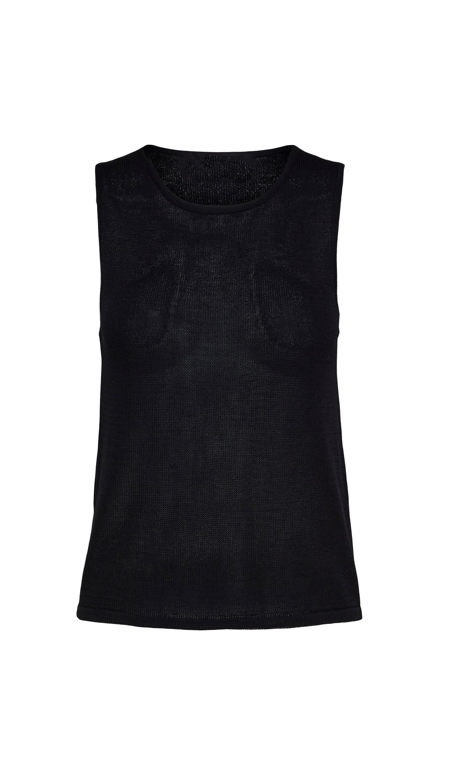 Black vest top