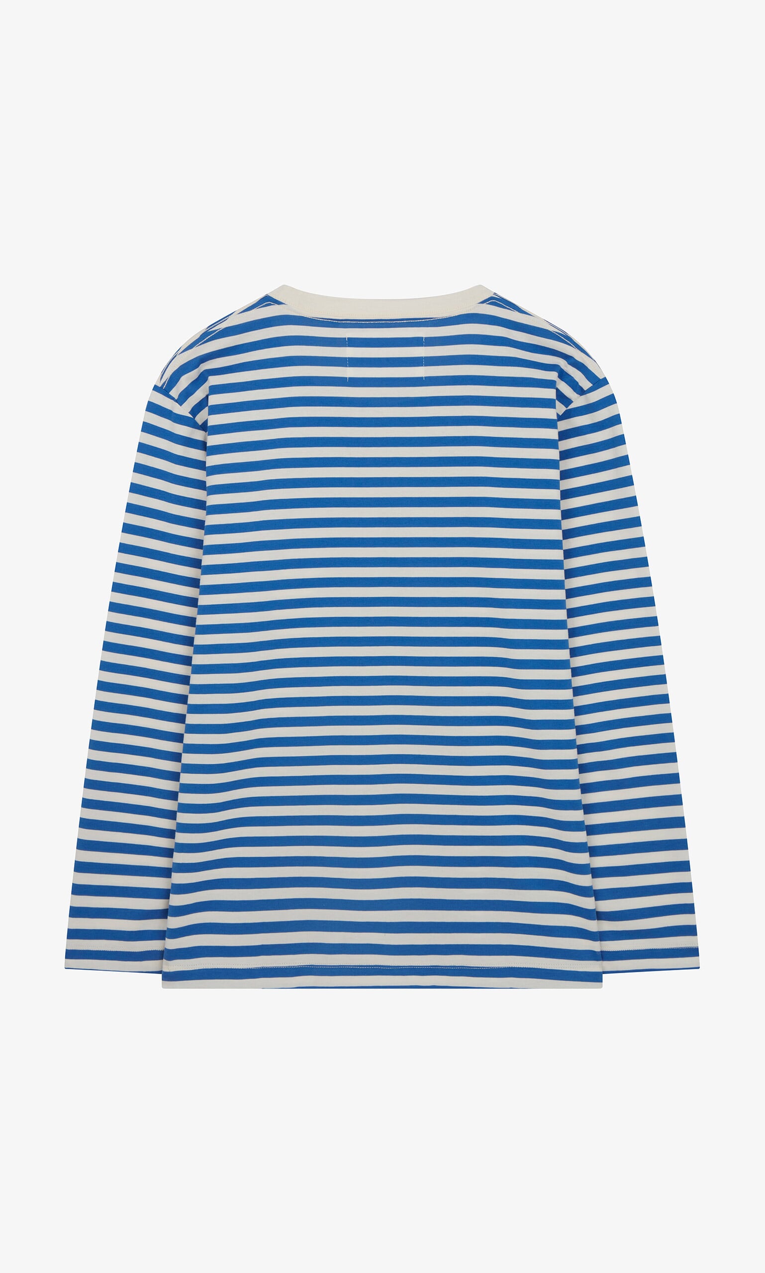 Blue striped top