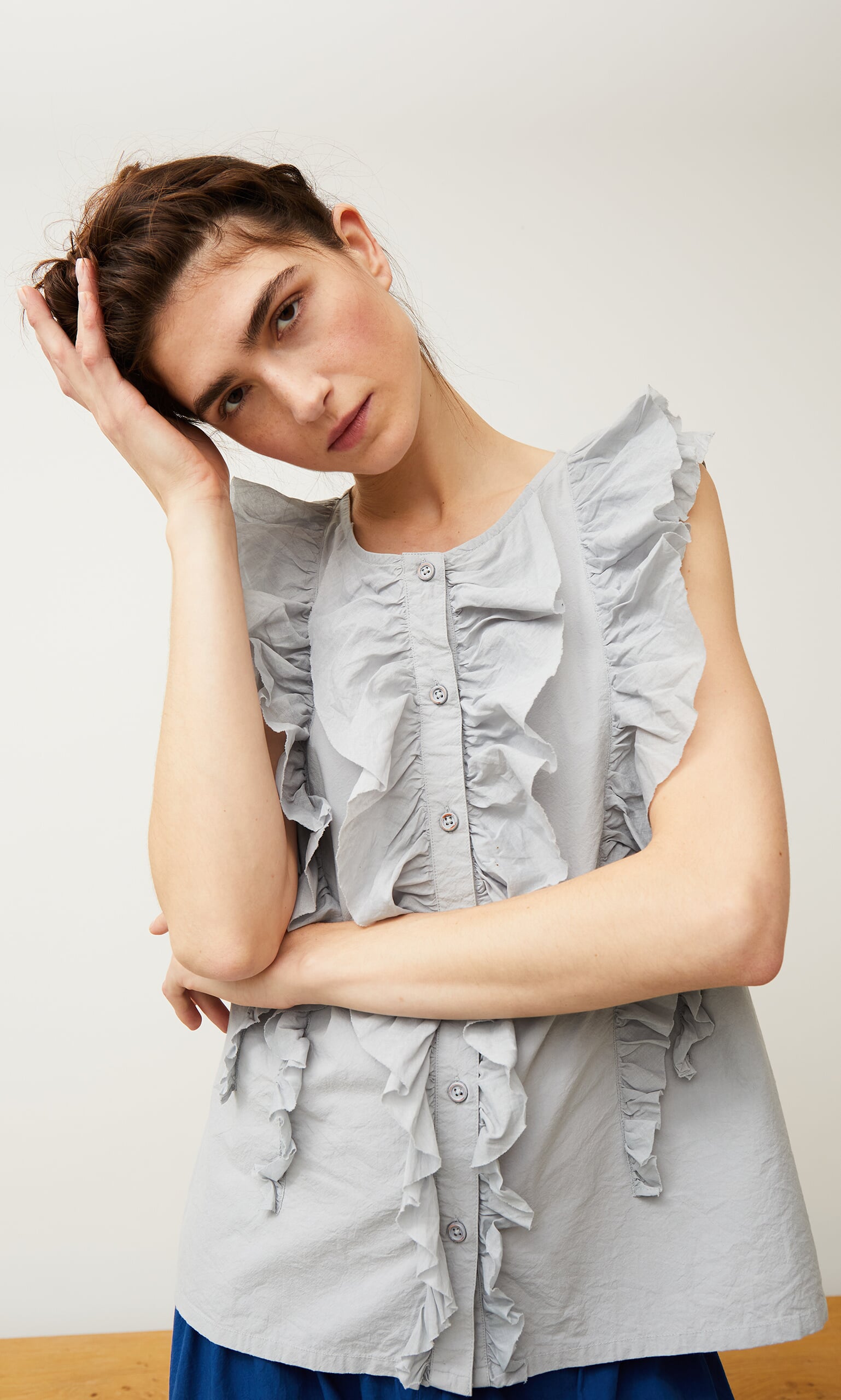 Frida ruffle blouse