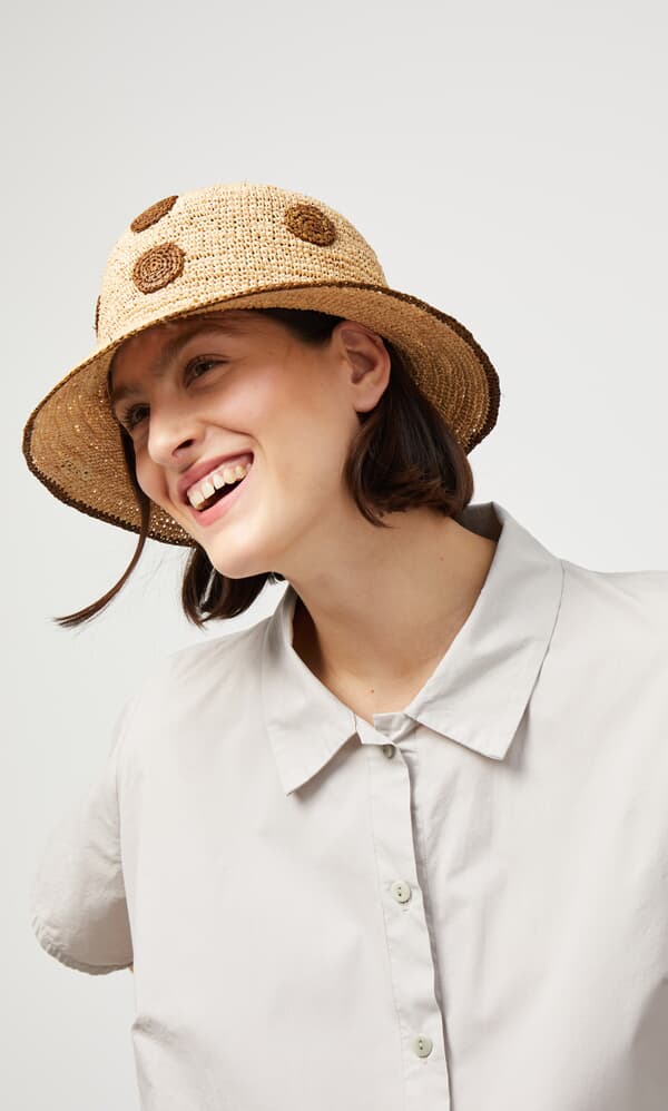Polka dot hat