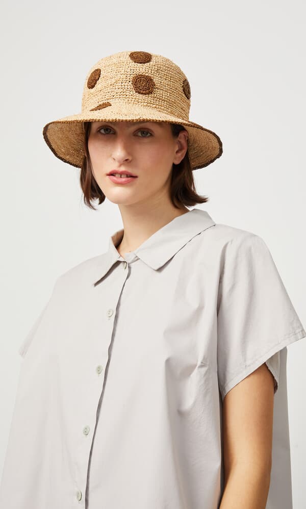 Polka dot hat