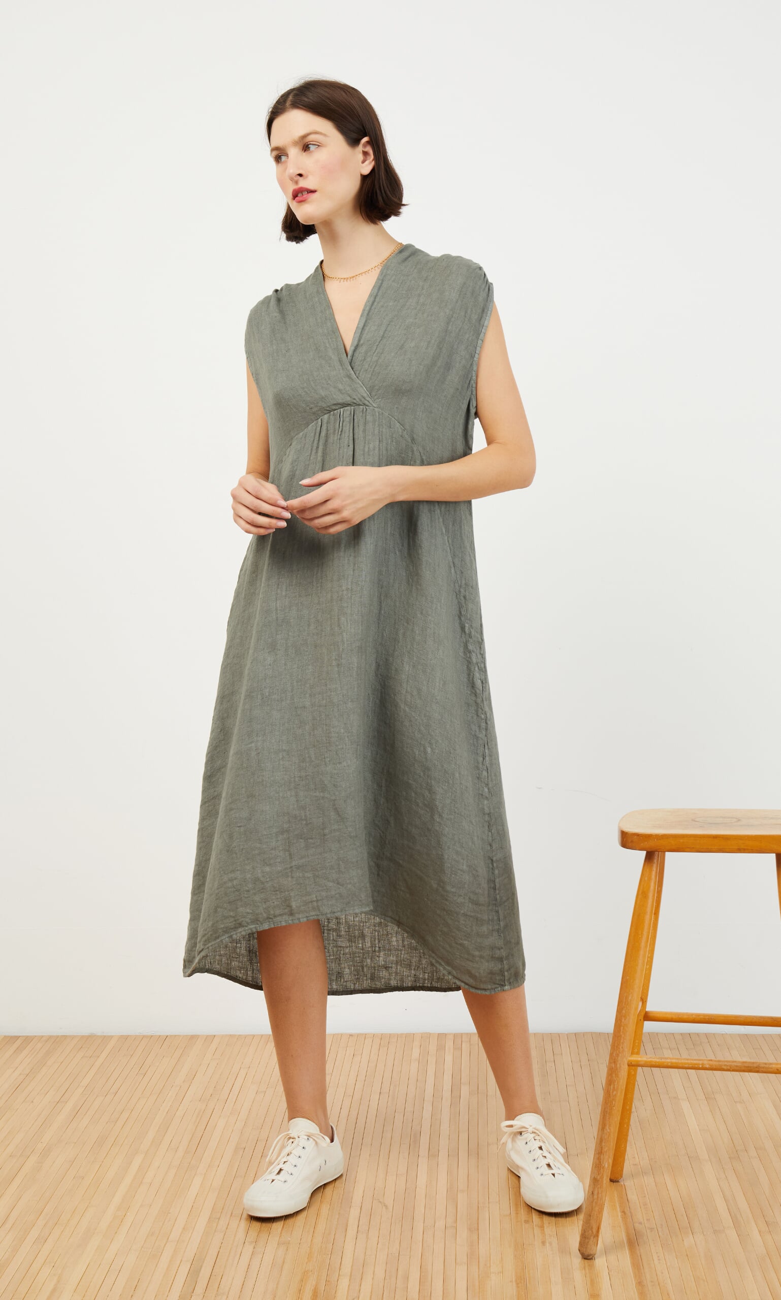 Flint wrap dress