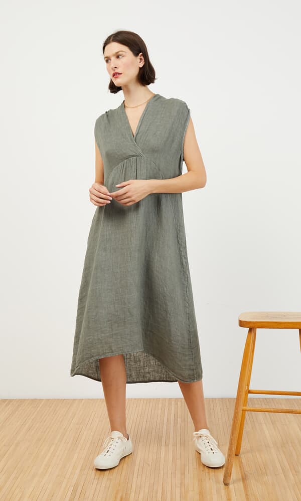 Flint wrap dress
