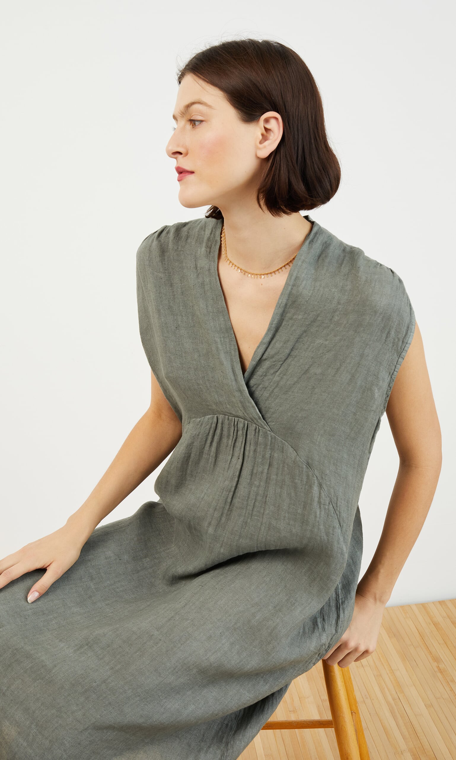 Flint wrap dress