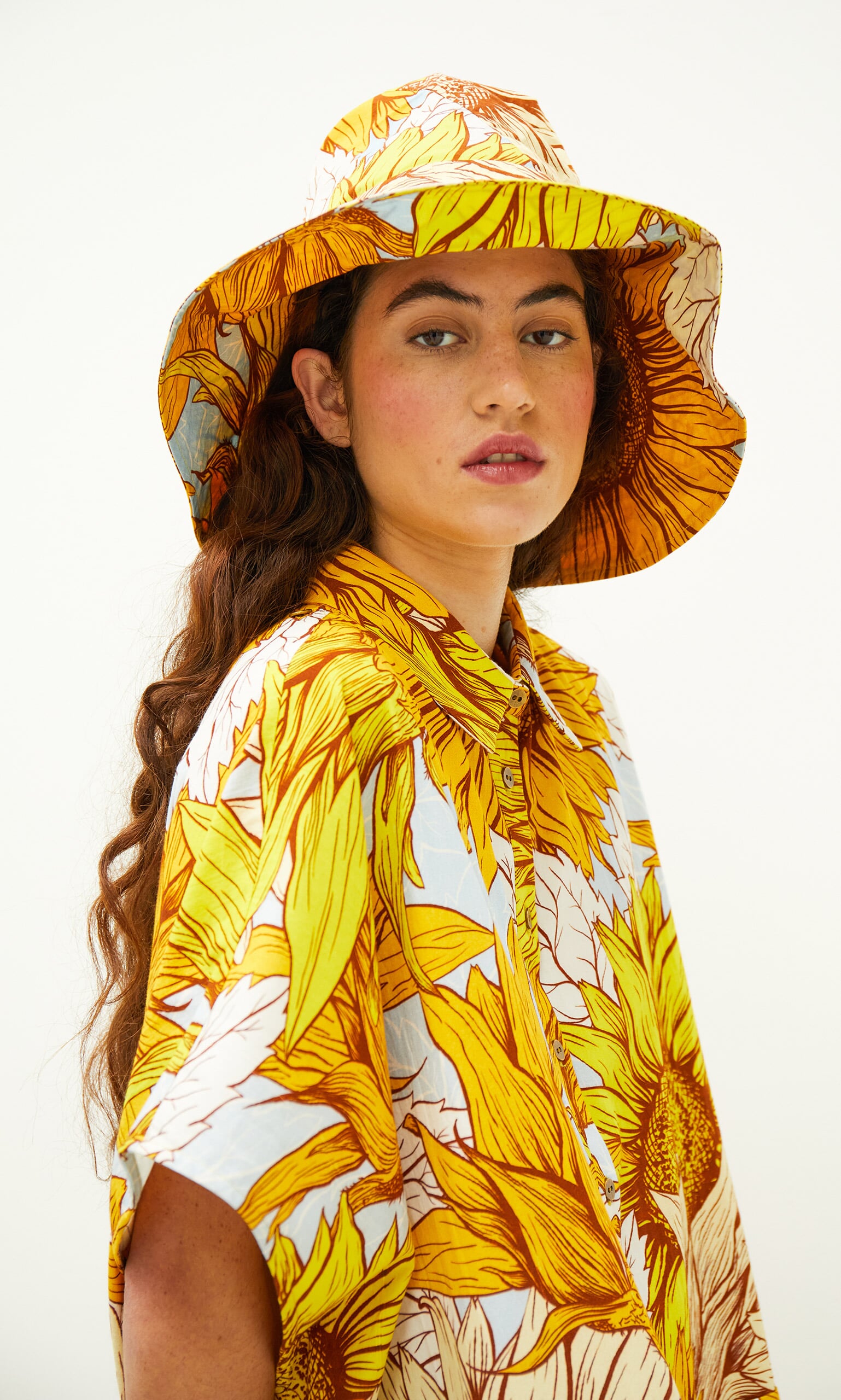 Sunflower bucket hat