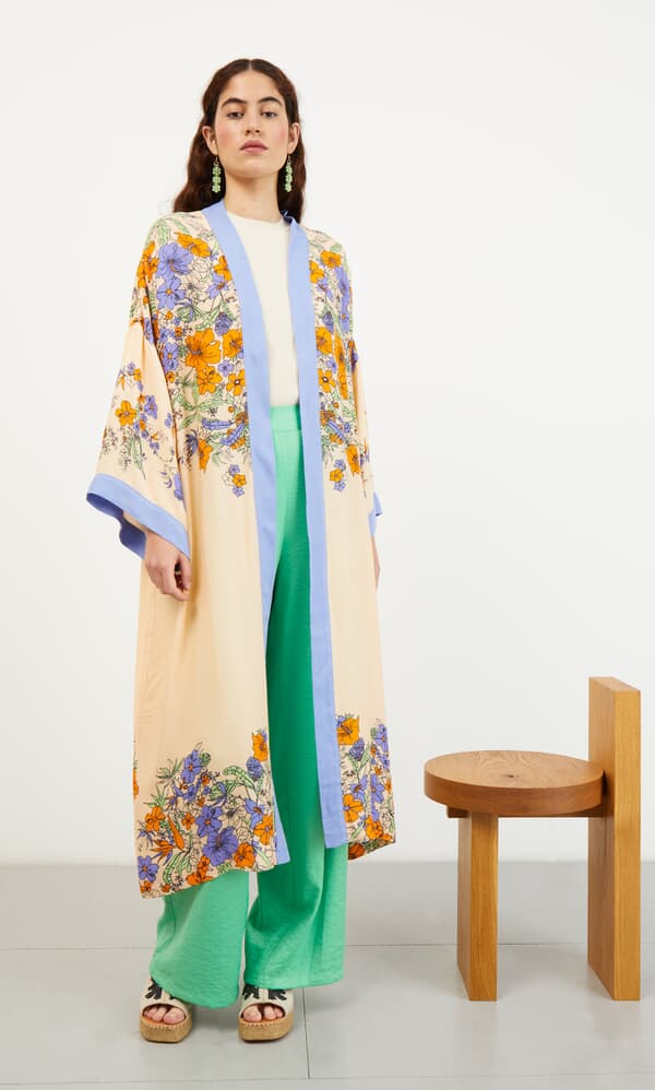Pale Peach kimono