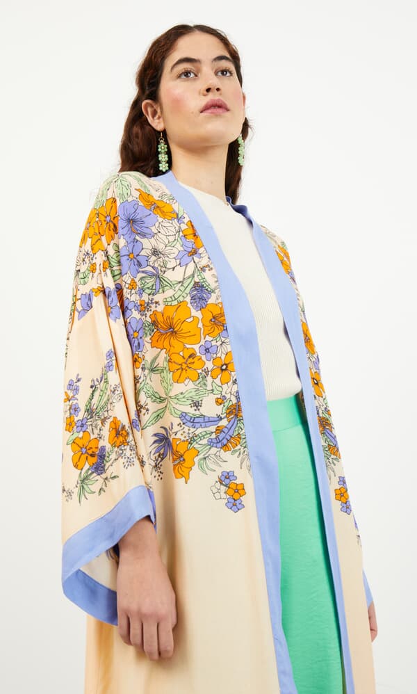 Pale Peach kimono