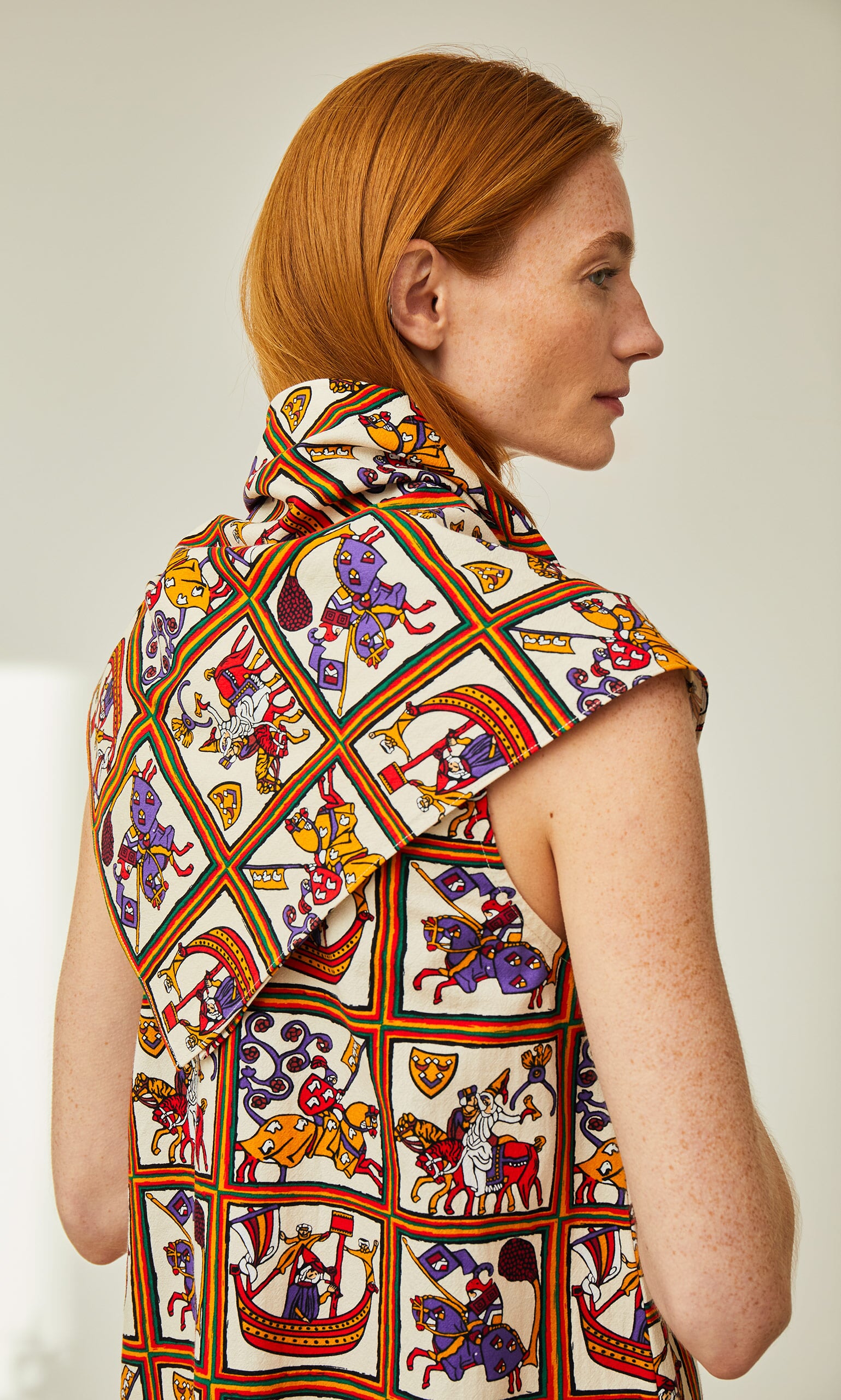 Printed neck tie