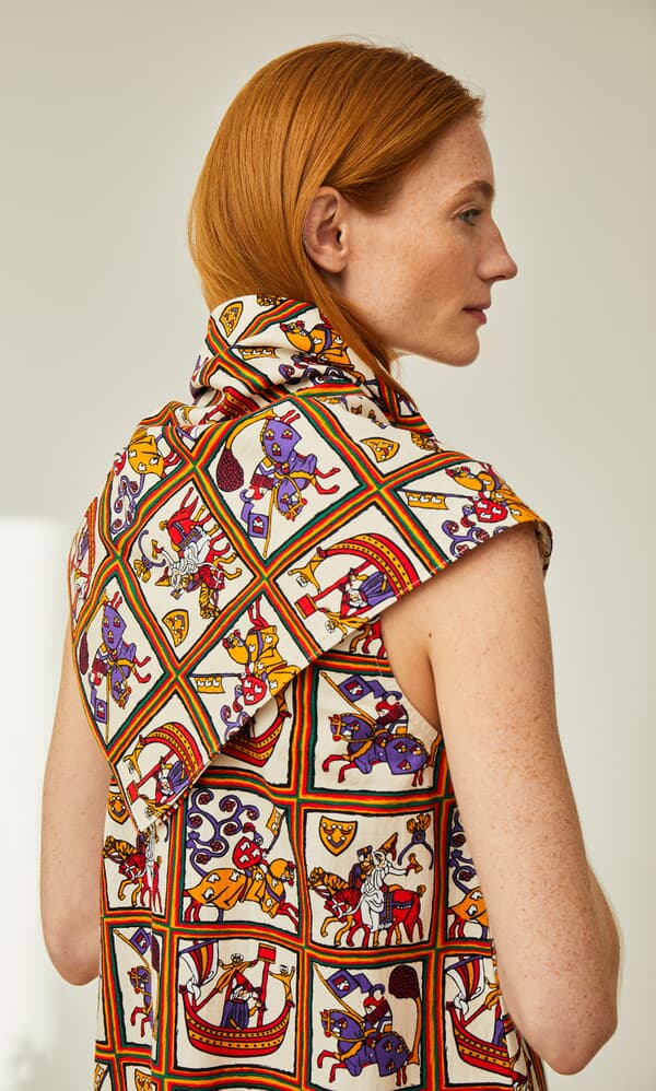 Printed neck tie