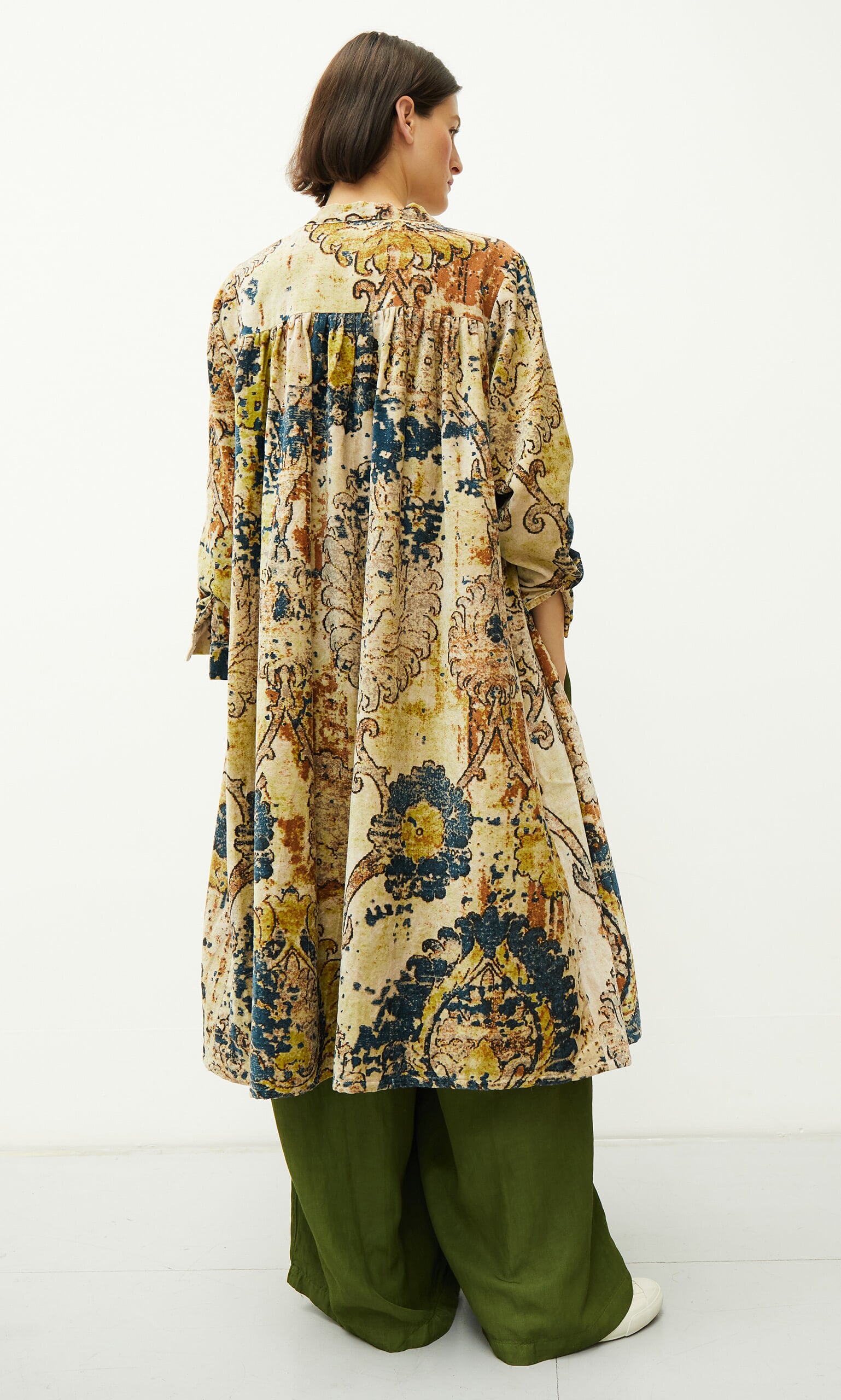 Dhurrie velvet coat