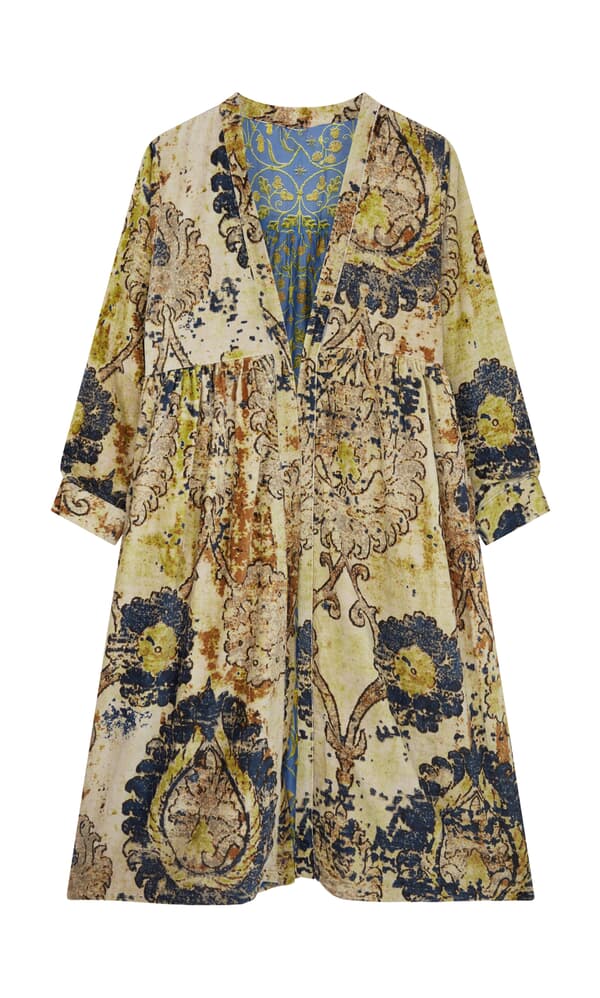 Dhurrie velvet coat