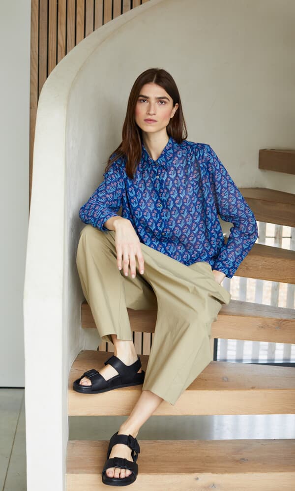 Delfi print shirt
