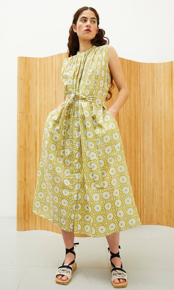 Daisy print dress
