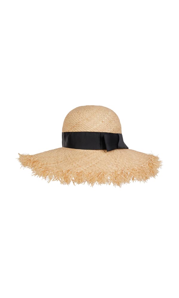 Frayed Straw Hat