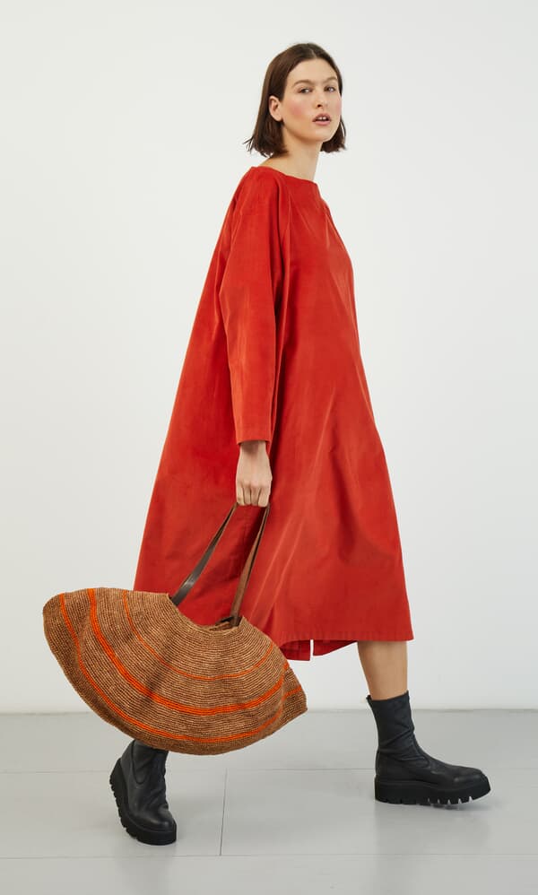 Marsell dress - russet red