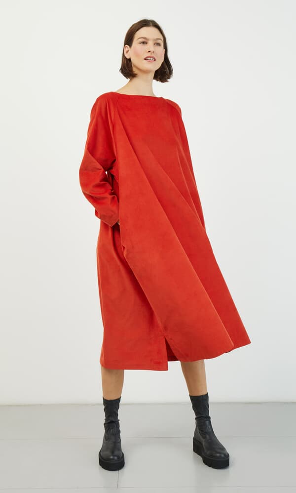 Marsell dress - russet red