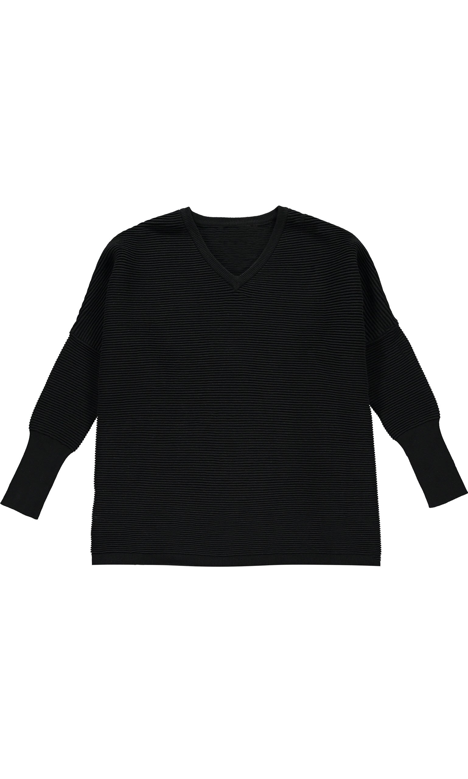 Jack V Neck Sweater - Black