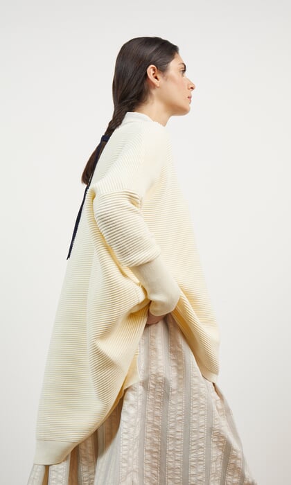 Oversized Knitted Marl Cloud Jumper