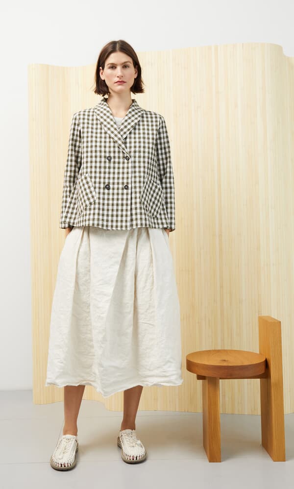 Gingham Blazer