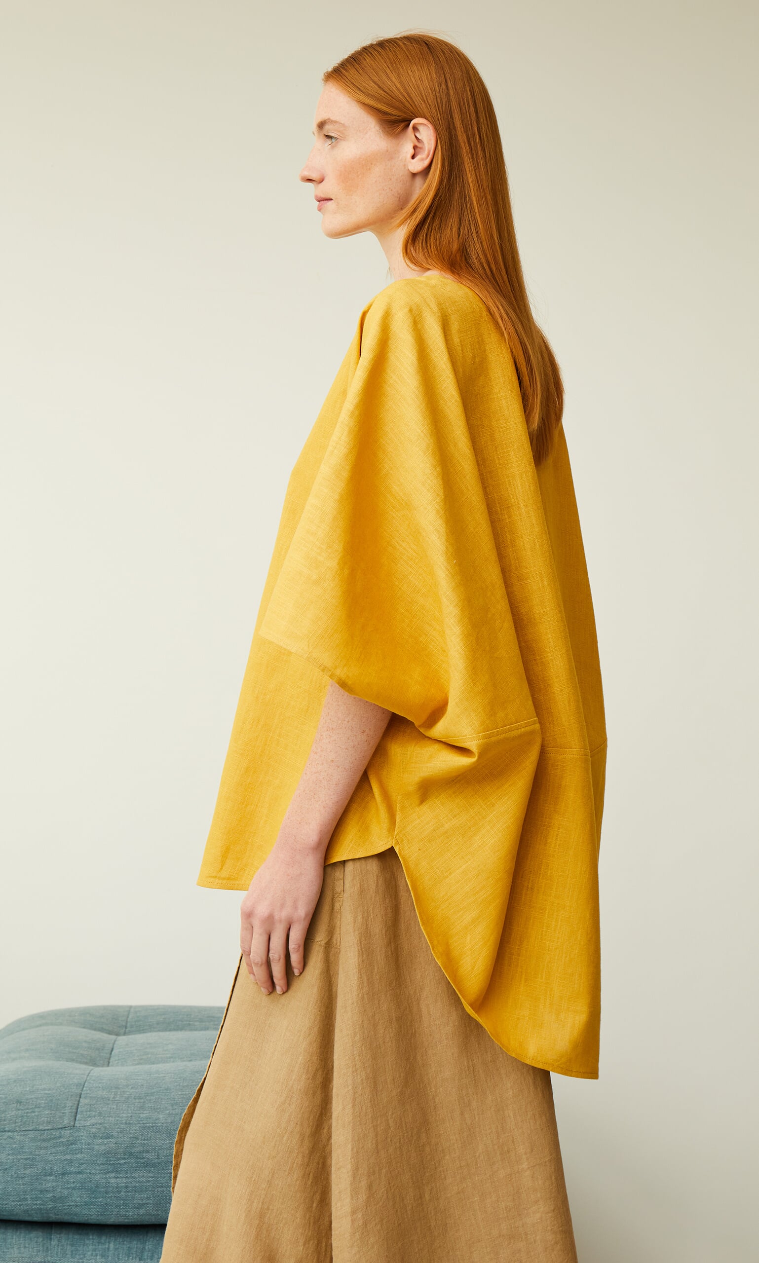 Soleil linen blouse