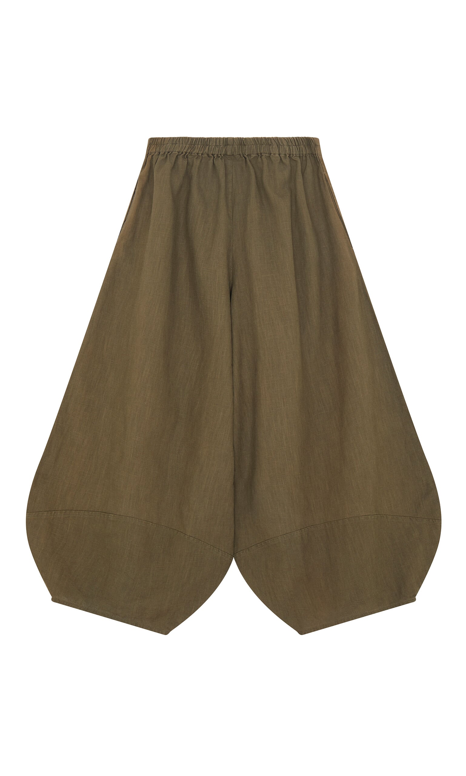 Olive balloon pants