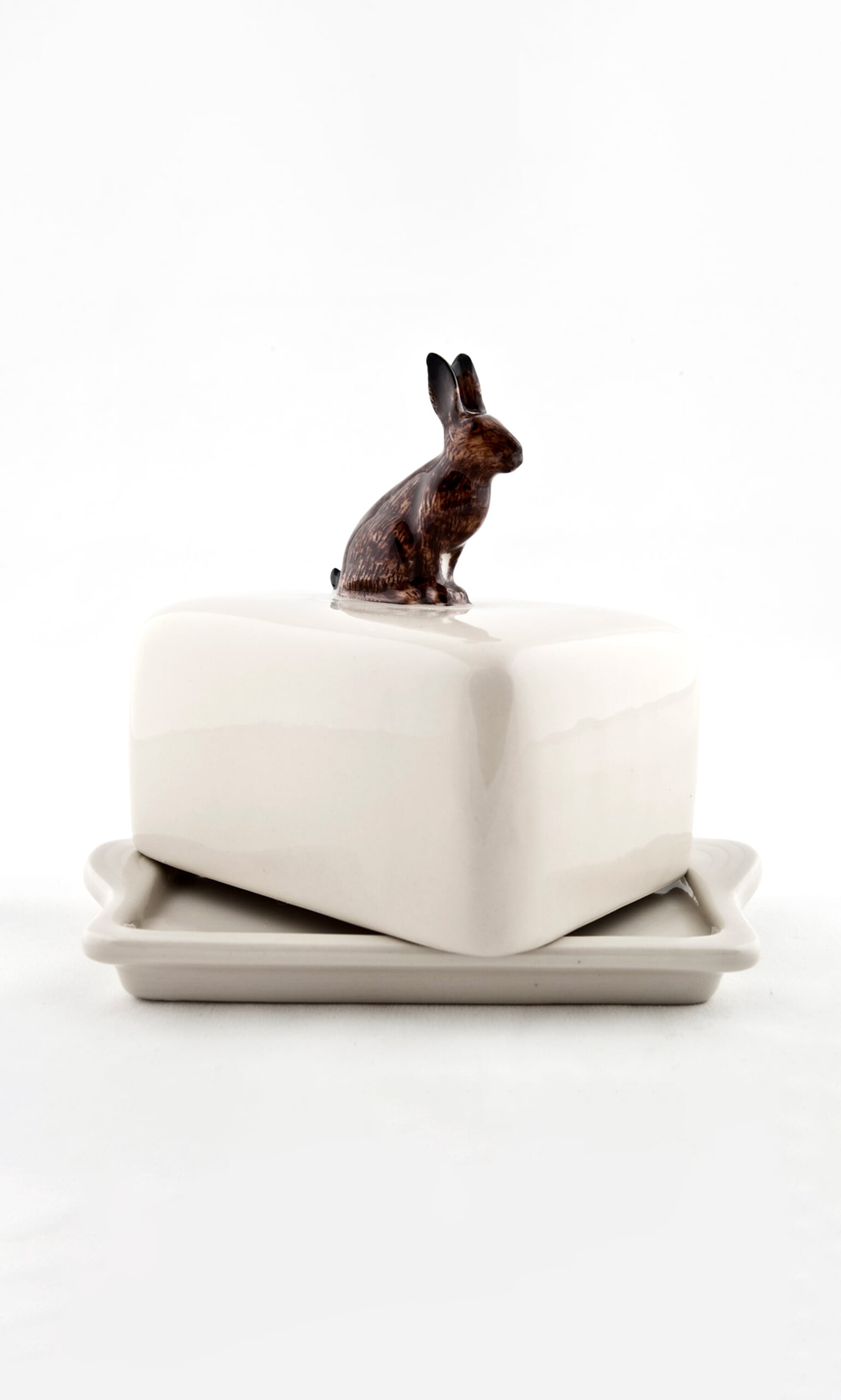 Hare Butter Dish