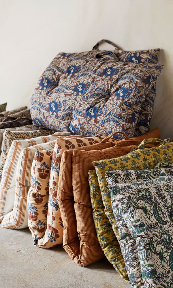 Printed Cotton Mattress  - Block Print