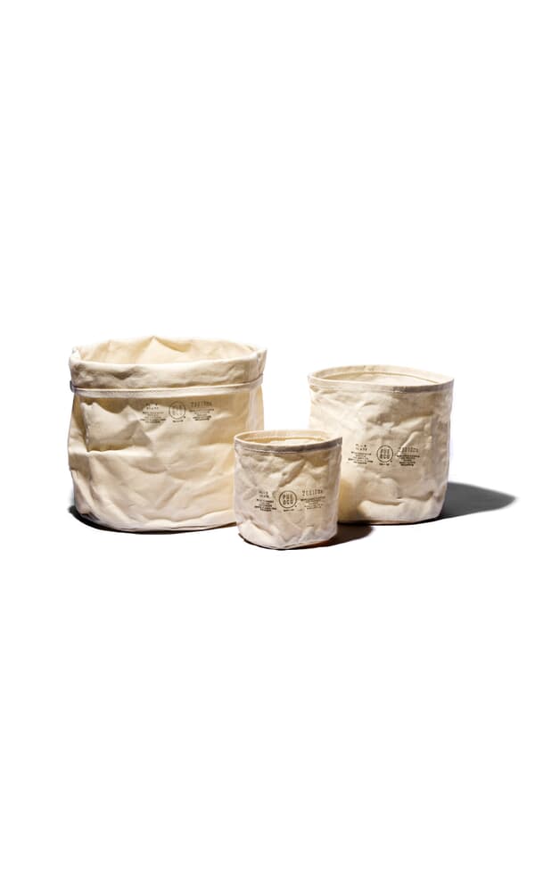 Canvas Plant Pot Covers - Set of three
