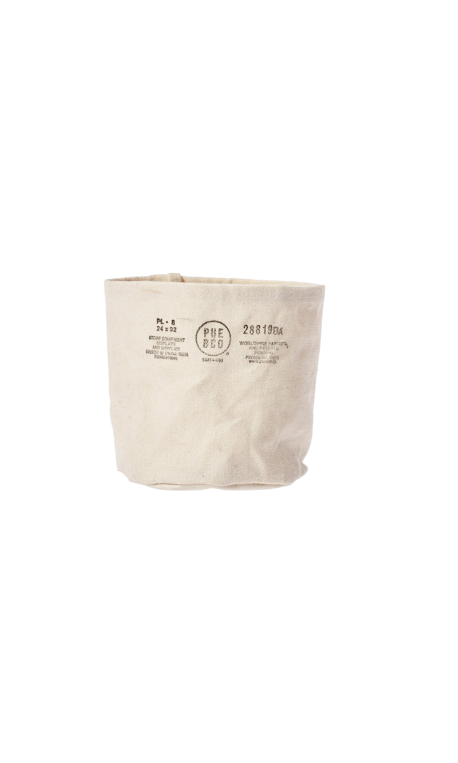 Canvas Plant Pot Covers - Set of three