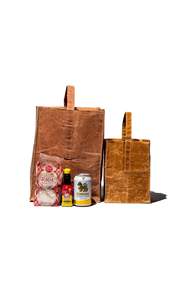 Waxed Grocery Bag 