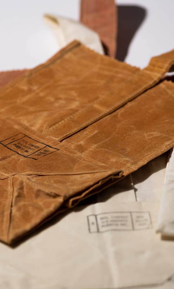 Waxed Grocery Bag 