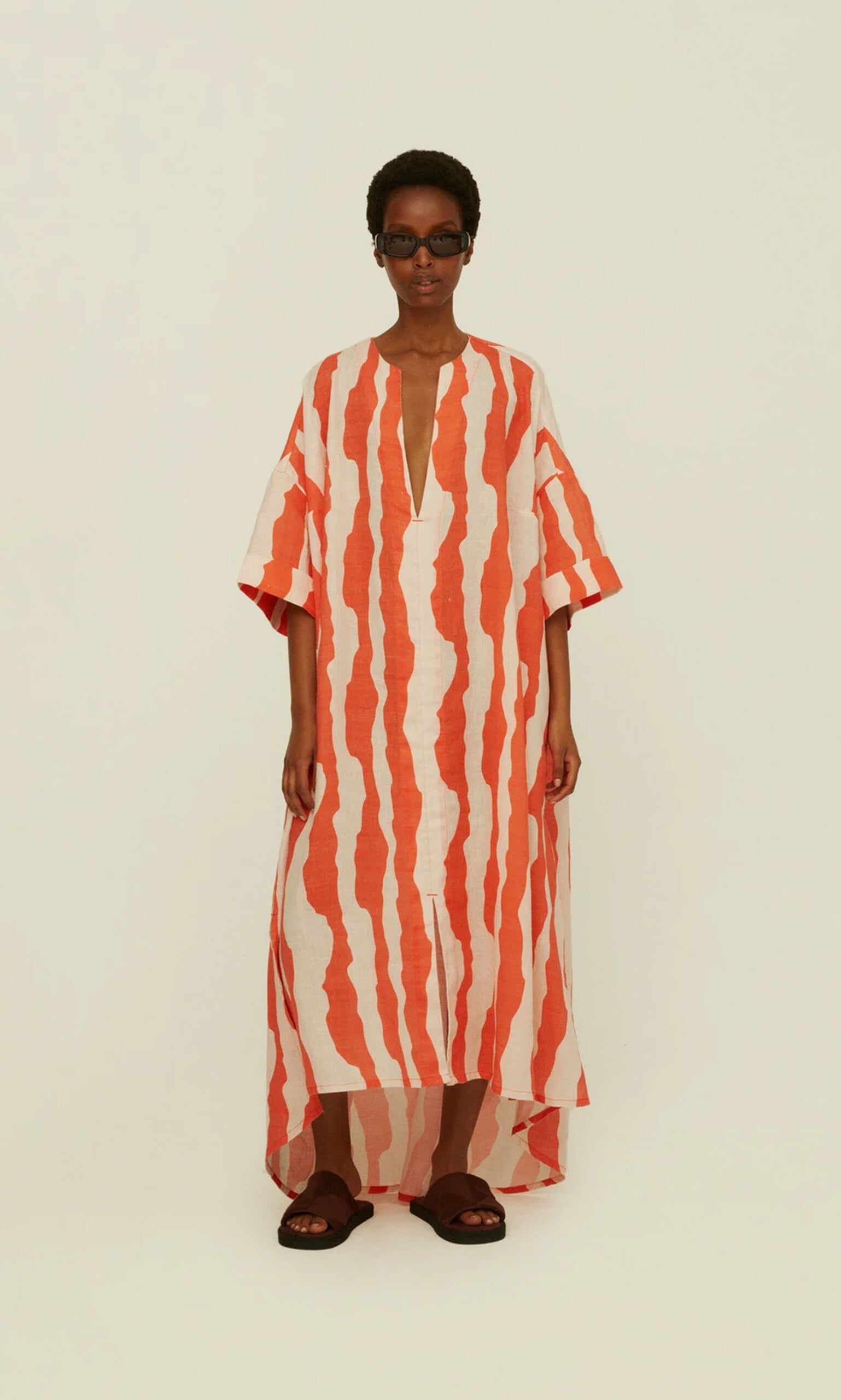 Linen one piece dress 2025