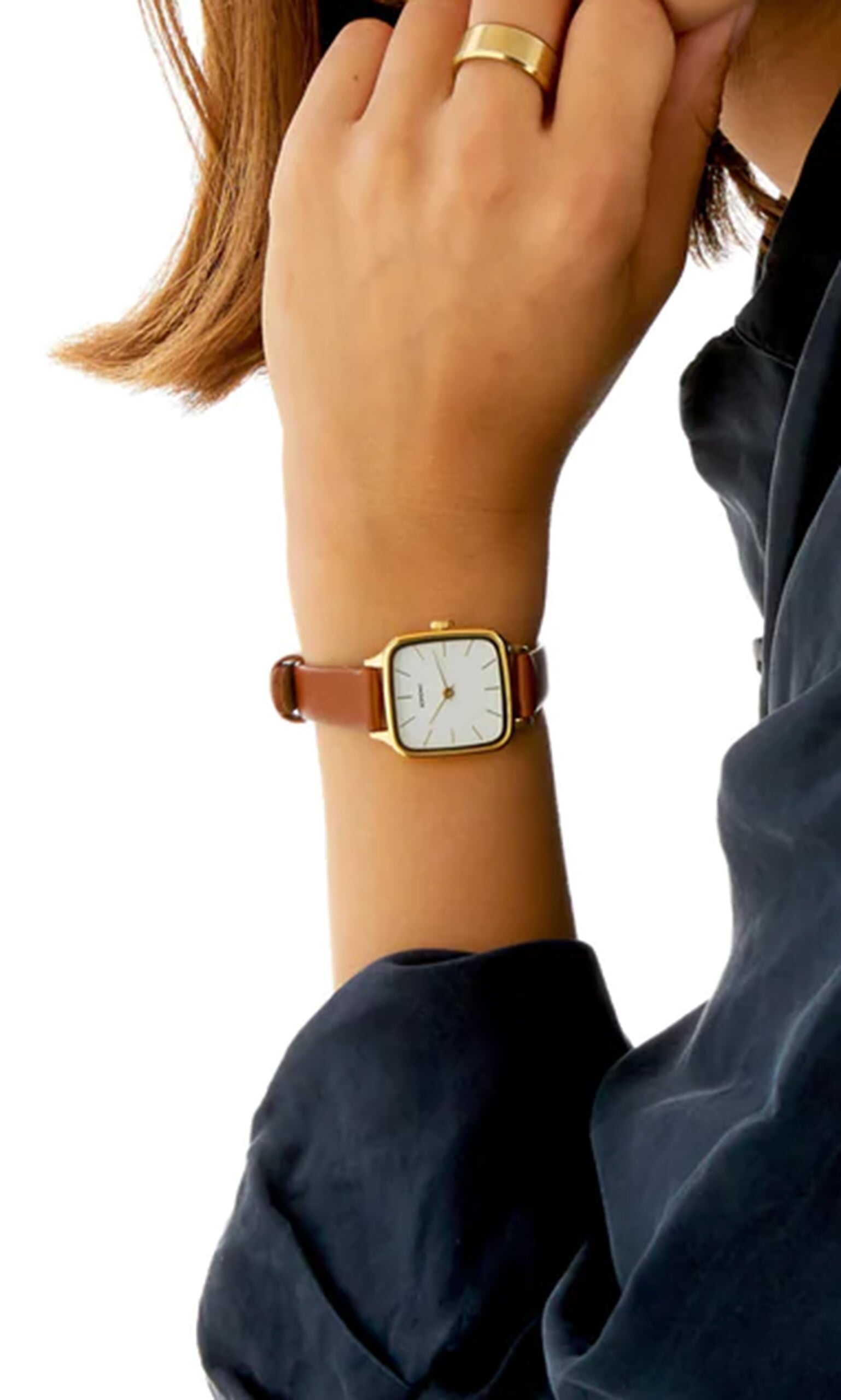 Kate Gold Tan Watch 